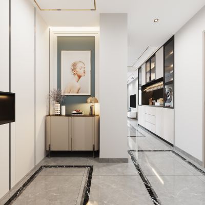 现代客餐厅玄关