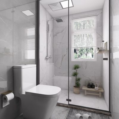 日式卫生间，卫生间，简约卫生间，