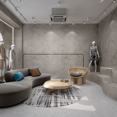 北欧风简约女装服装店