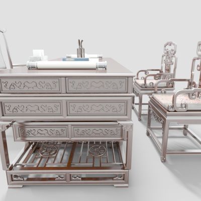 新中式风格书桌