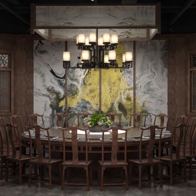 中式餐厅包间 包厢