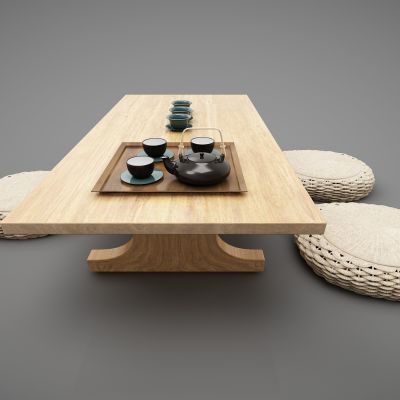 新中式风格茶桌