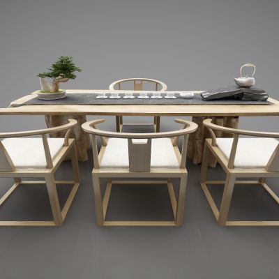 新中式风格茶桌