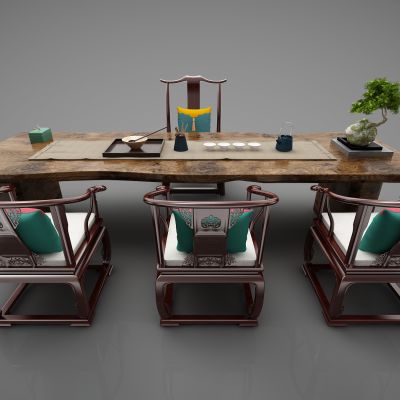 新中式风格茶桌