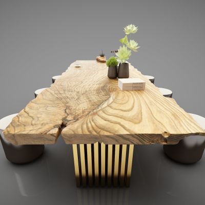 新中式风格茶桌