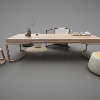 新中式风格书桌