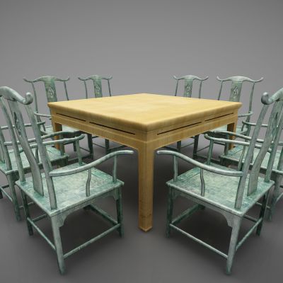 新中式风格餐桌