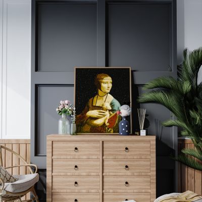 北欧现代简约轻奢风格入户玄关