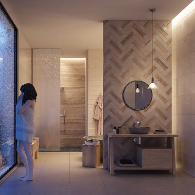 现代风格卫生间