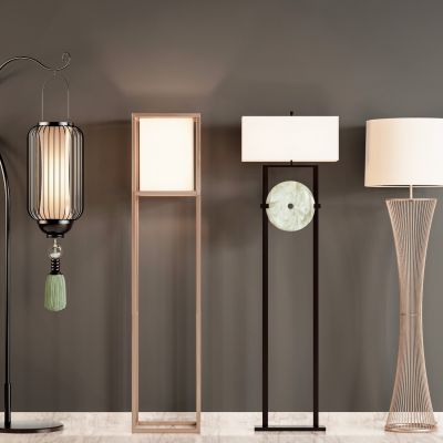 新中式落地灯