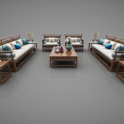 v新中式风格沙发