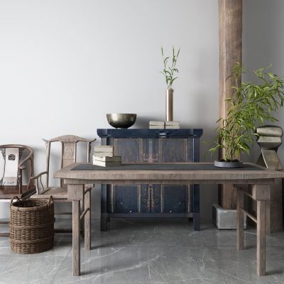 新中式松树 石狮子 景观树