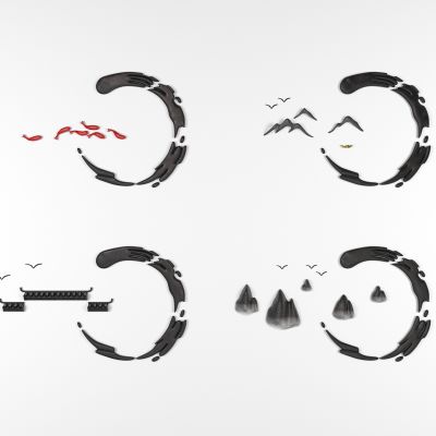 新中式装饰墙饰