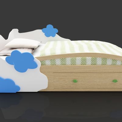 现代风格儿童床