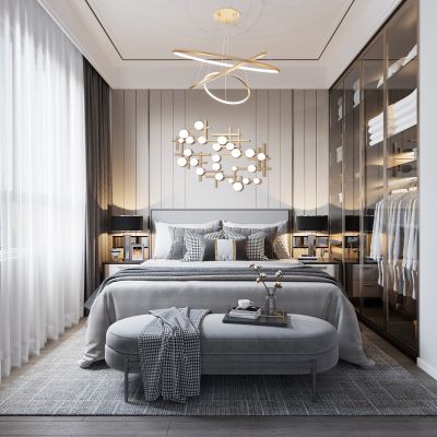 现代卧室