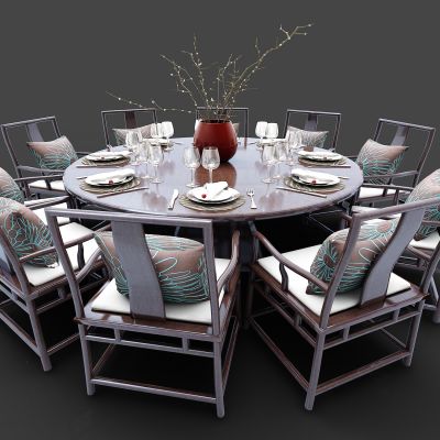 新中式风格餐桌