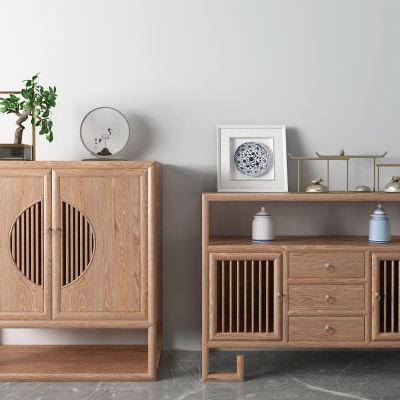 新中式端景柜 玄关柜