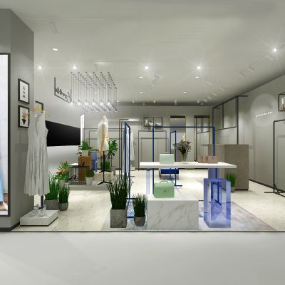 现代简约风服装店