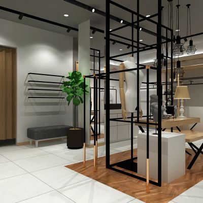 现代简约风服装店