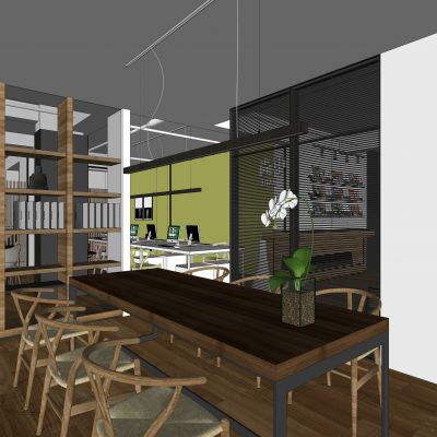 现代风格小型办公室