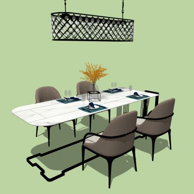 现代餐桌组合