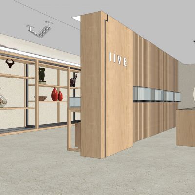 古董店新中式珠宝展厅