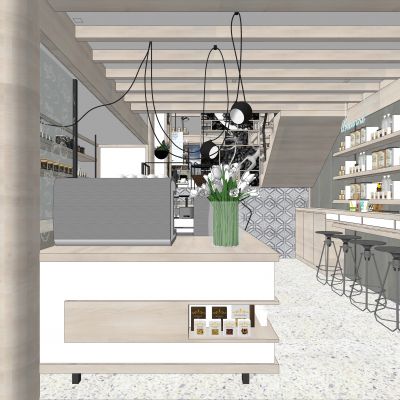 现代风格丽江古城－咖啡体验店