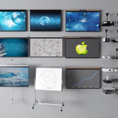 现代投影仪 幕布