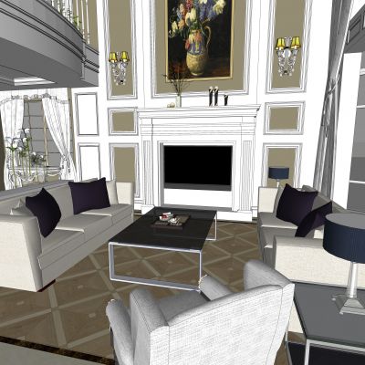 超豪华欧式别墅