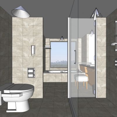 卫生间SU模型