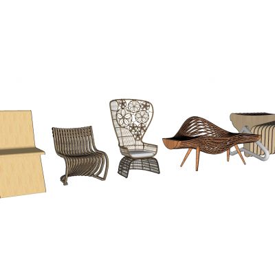 异形椅子,木椅子,异形木椅子合集