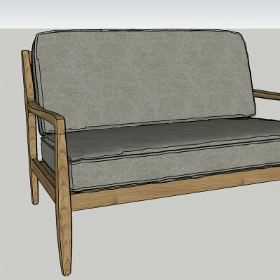 民宿风沙发,双人沙发