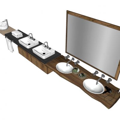 洗手台,木制洗手台,中式洗手台,悬空洗手台