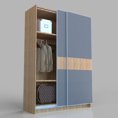 现代衣柜,简约衣柜