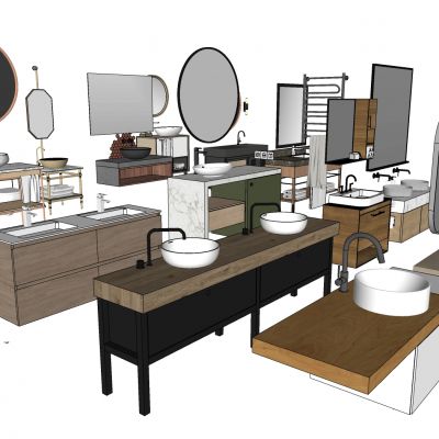 洗手台,洗手盆,立式洗手台,悬空洗手台