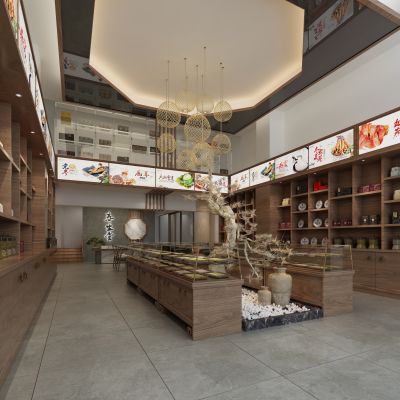 新中式药店店面