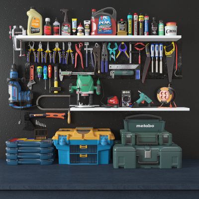 现代五金 钳子 扳手 电钻 万用表