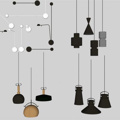 现代吊灯组合