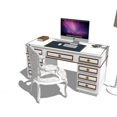 欧式书桌椅落地灯