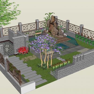 别墅后庭院设计