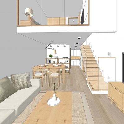 日式复式公寓版本