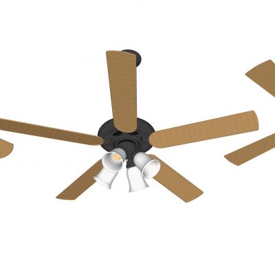 美式风扇吊灯组合