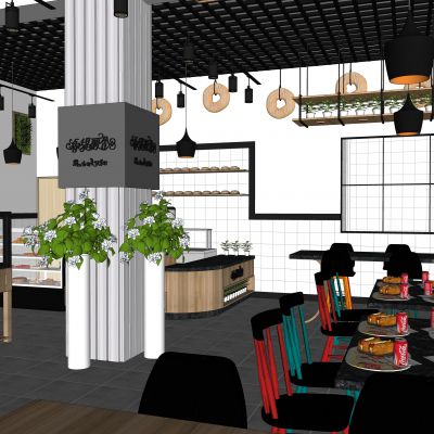 工业风蛋糕店面包店