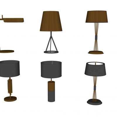 现代台灯组合