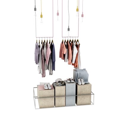 女装墙面架