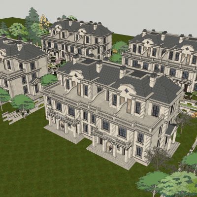 法式联排别墅水石国际