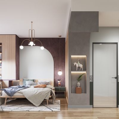 北欧卧室女儿房