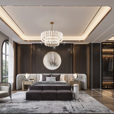 现代卧室卫生间