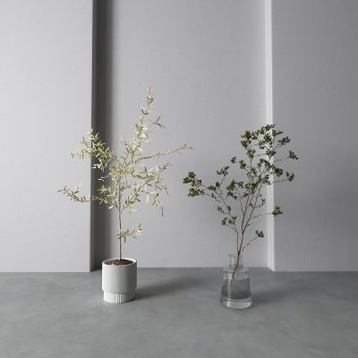 现代花瓶 盆栽 插花