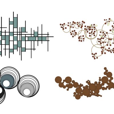 现代金属墙饰挂件